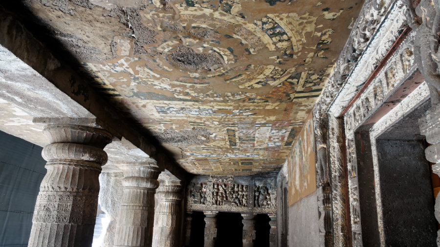 Ajanta caves, Maharashtra
Μνημείο Πaγκόσμιας Πολιτιστiκής Kληρονομιάς της UNESCO