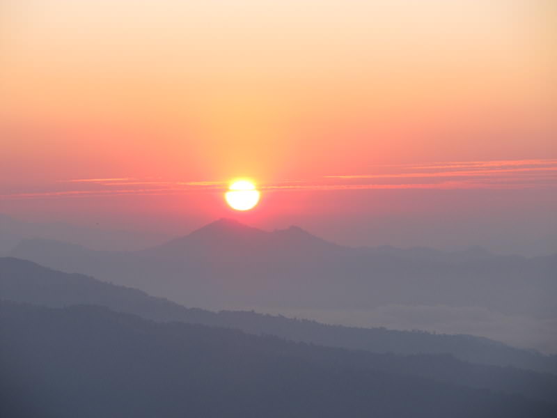 Annapurna sunrise