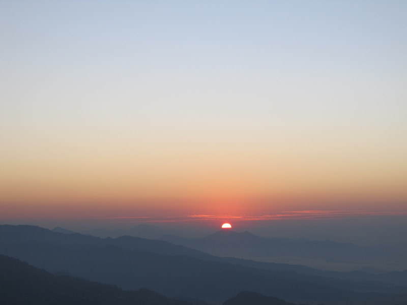 Annapurna sunrise