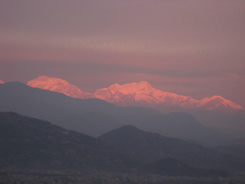 Annapurna sunset