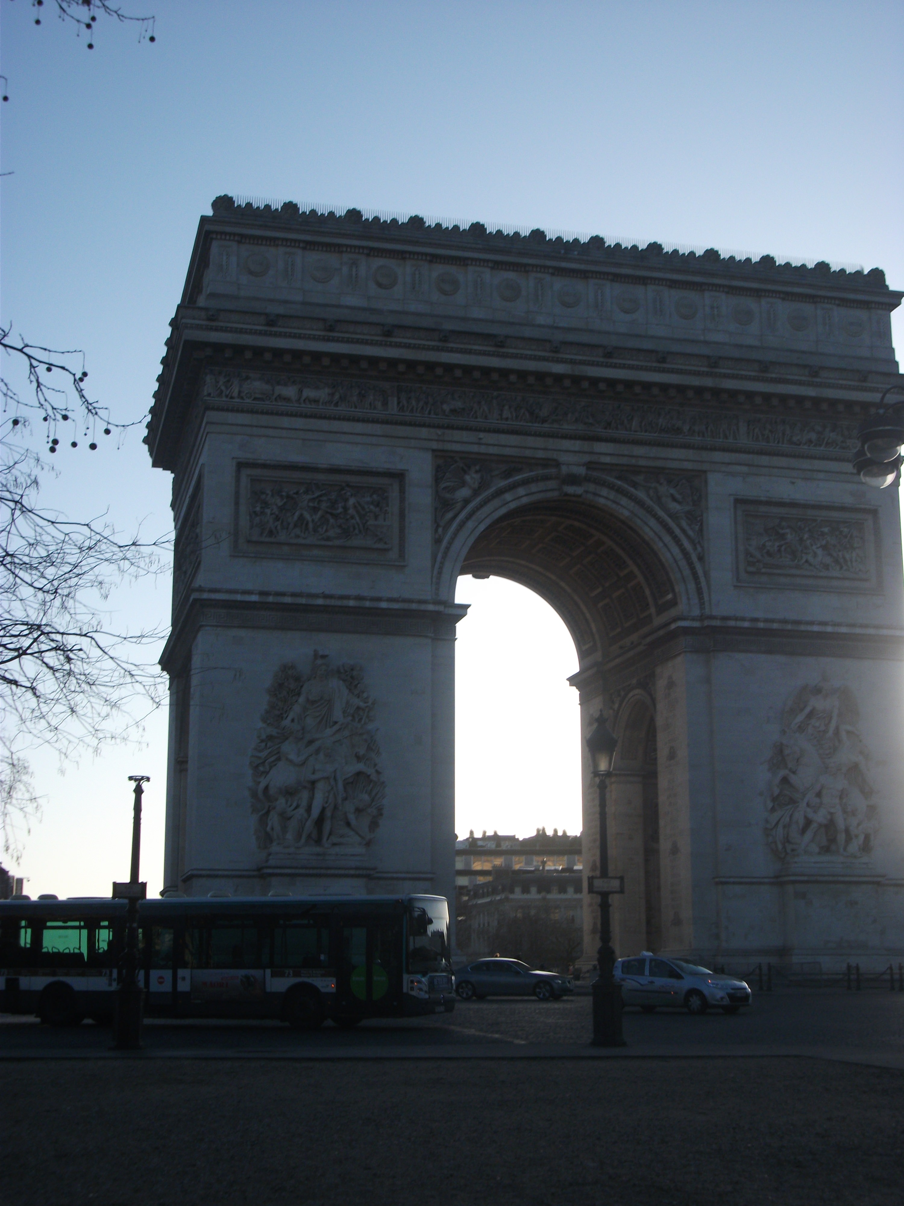 Arc de Triomphe, Paris, France, December 2011