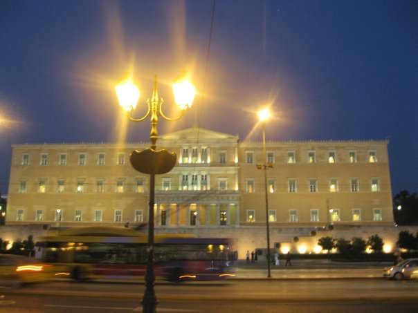 athens by night