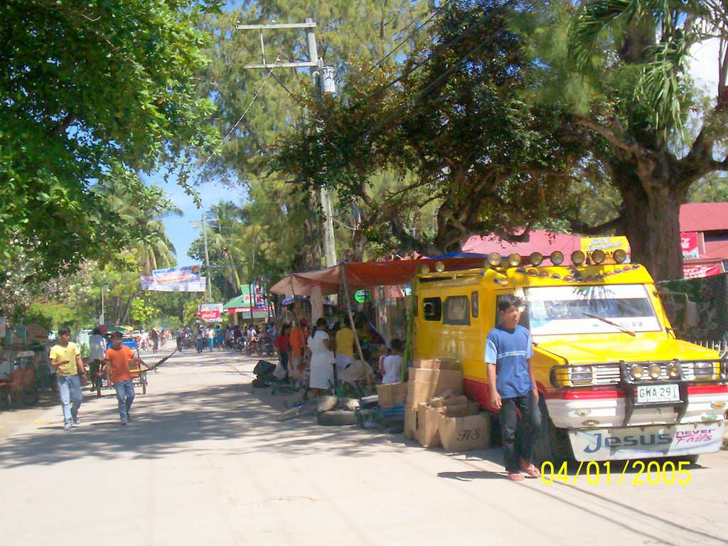 Bantayan island street scene