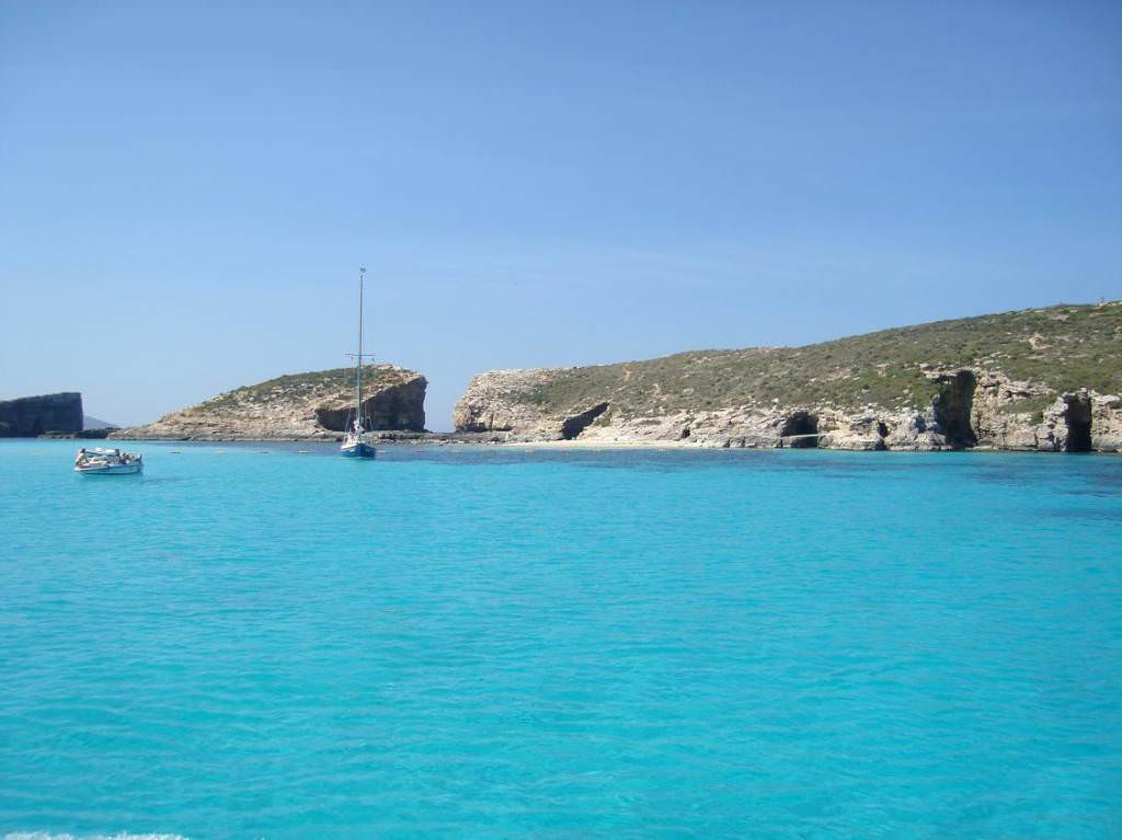 Blue lagoon, Comino island