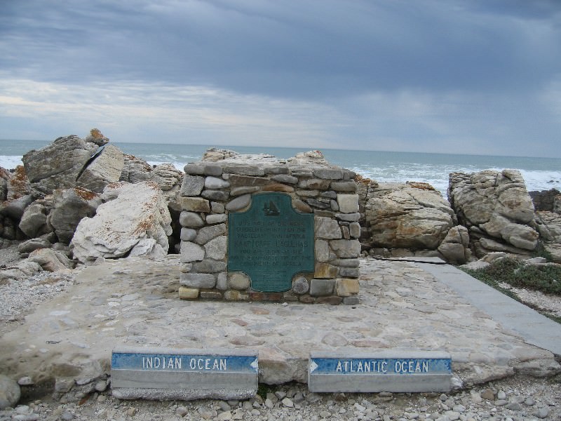 cape agulhas the southern most tip off africa-two oceans
