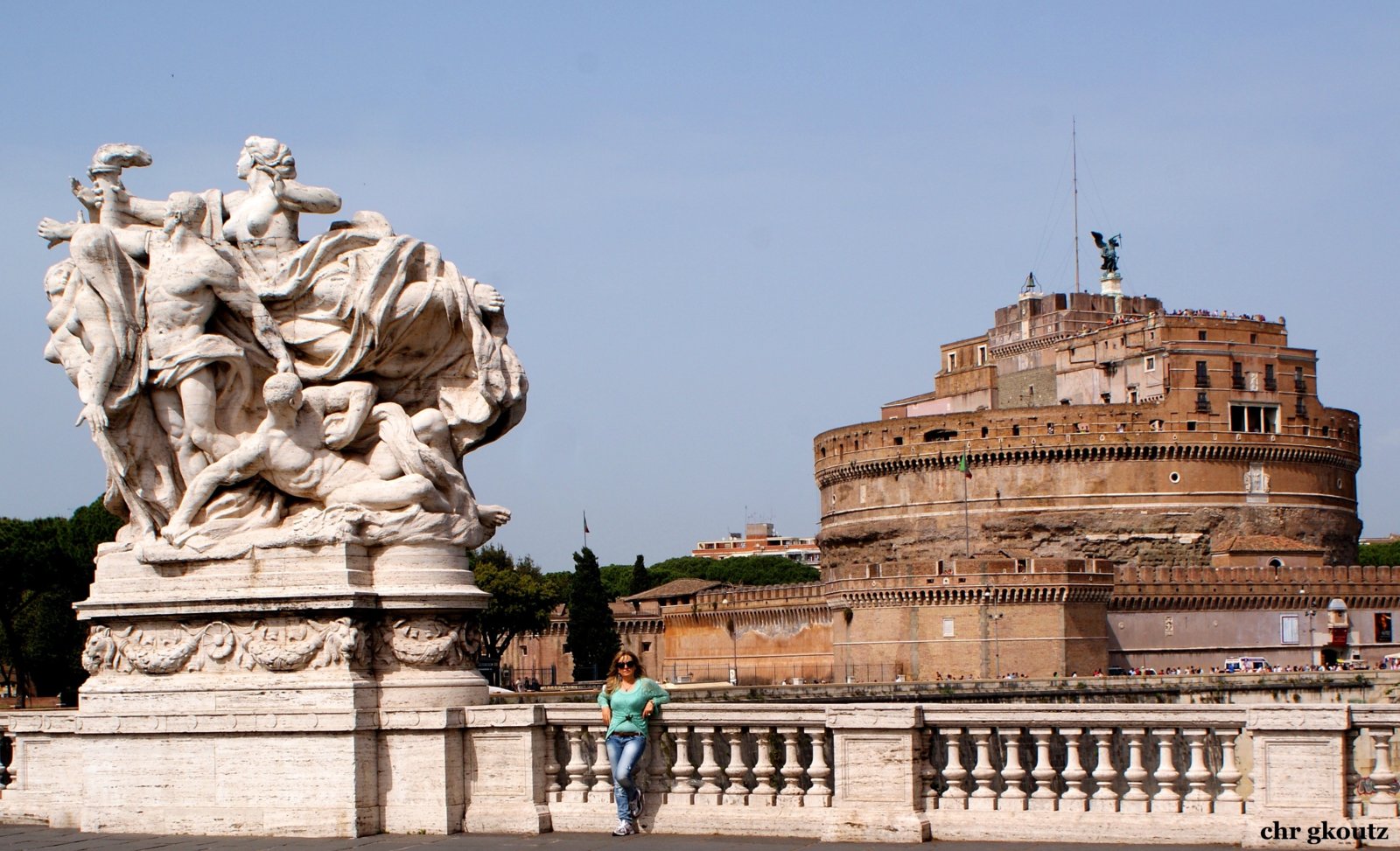 Castel Sant'Angelo From Ponte Sant'Angelo