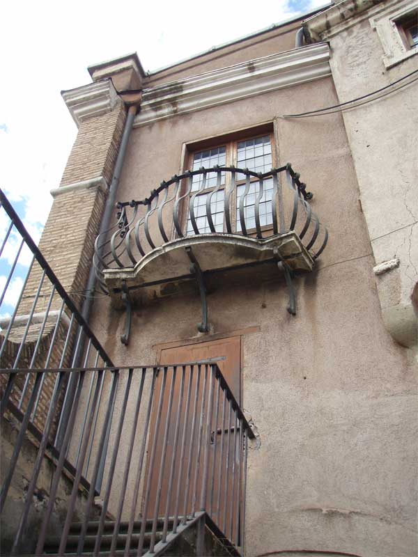 Castle balcony