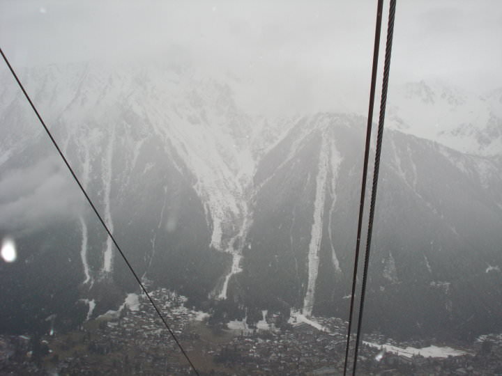 Chamonix στο τελεφερικ