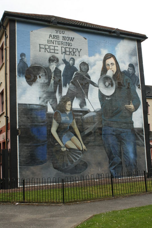 Derry -Bernadette mural