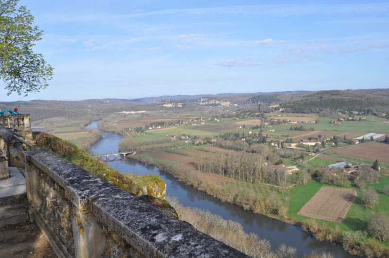 Dordogne river view from Domme