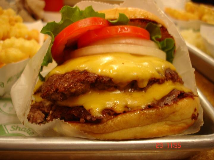 Double shackburger στα Shake Shack