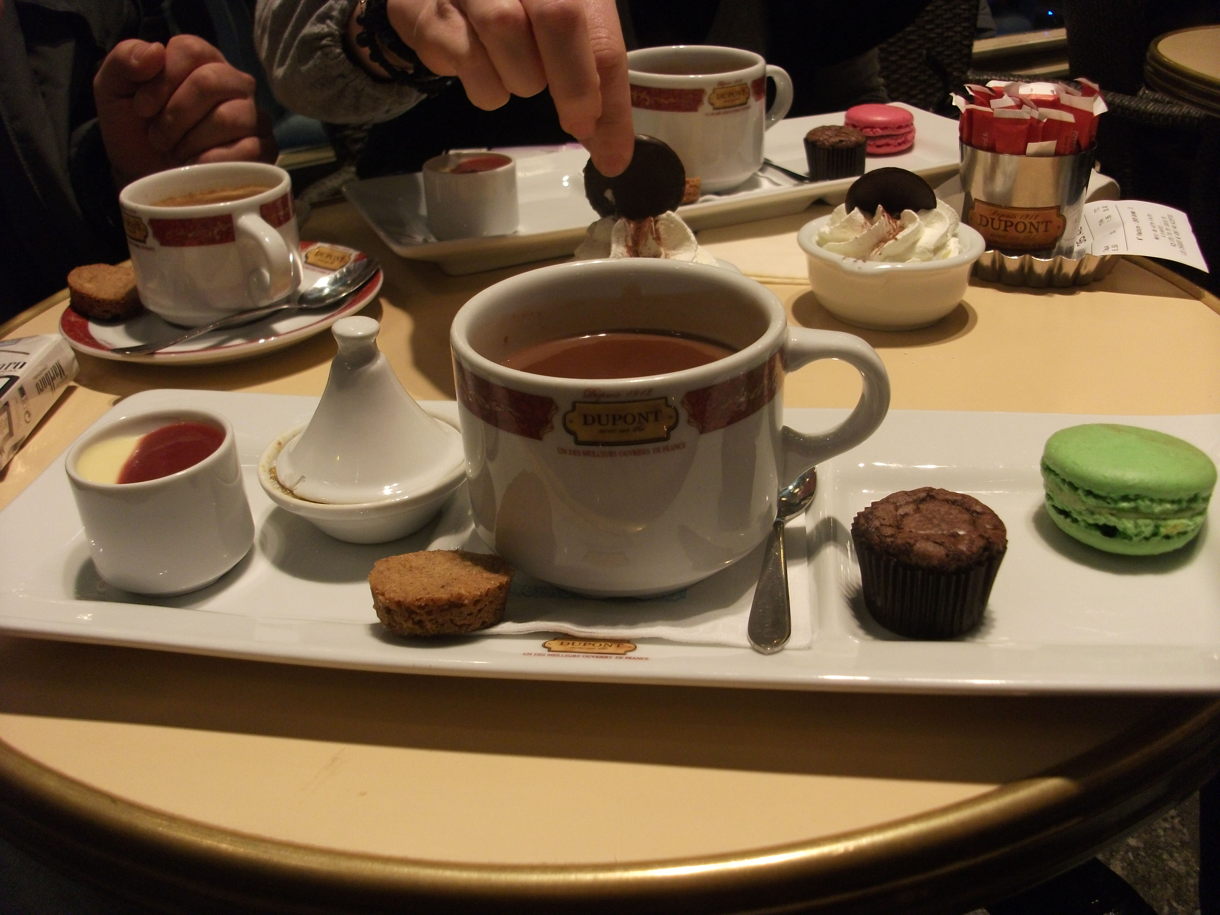 ''Dupont avec un thé'', Deauville, Normandy, France, December 2011