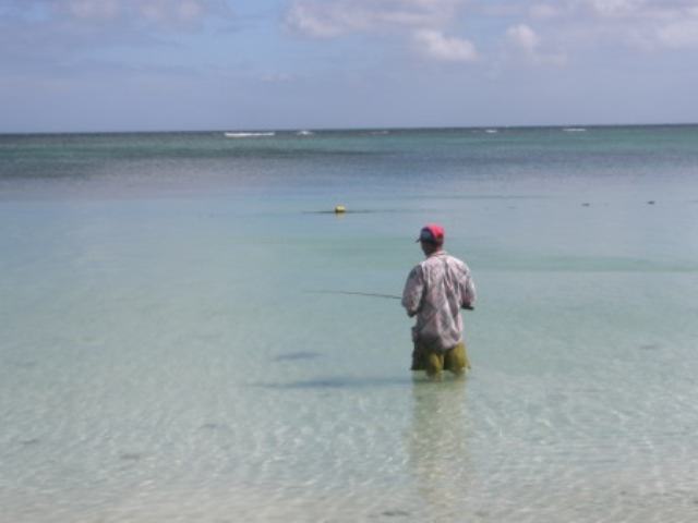 fishing at trou aux biches