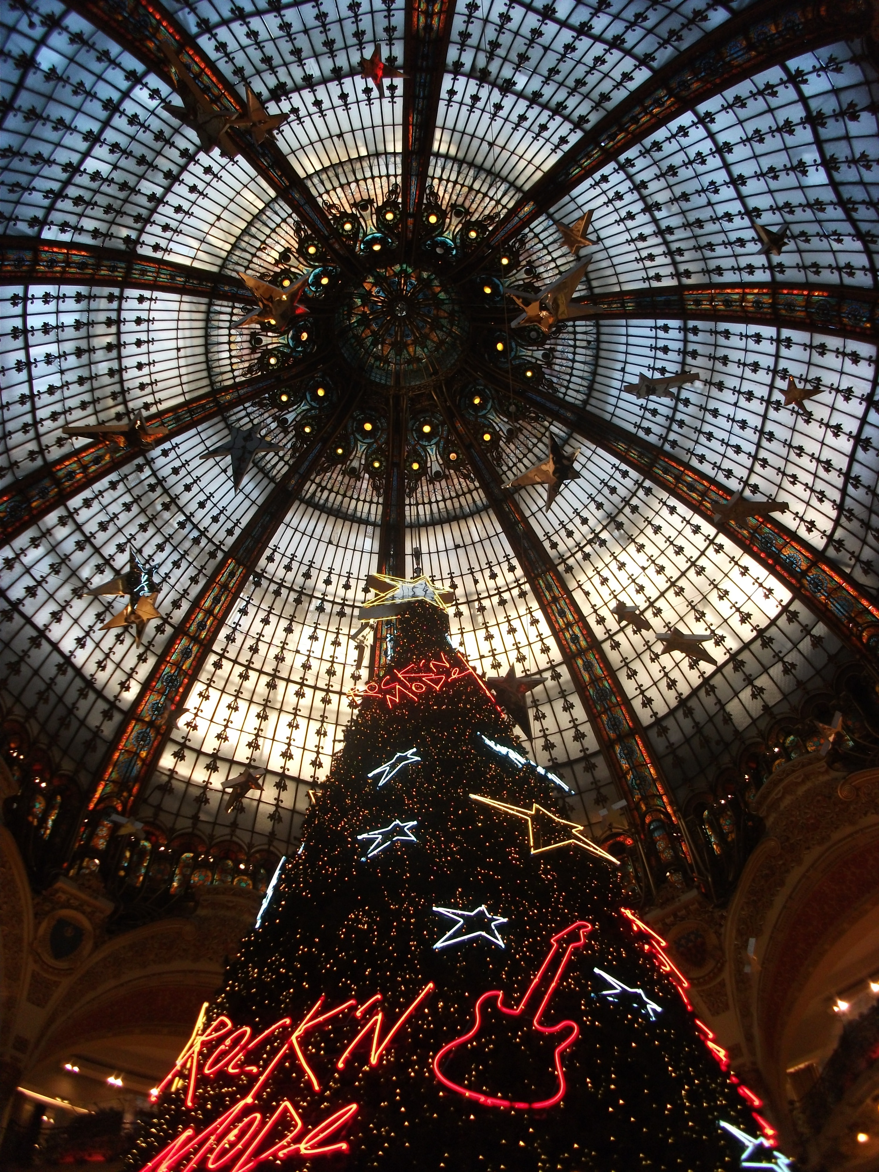 Galeries Lafayette, Paris, France, December 2011