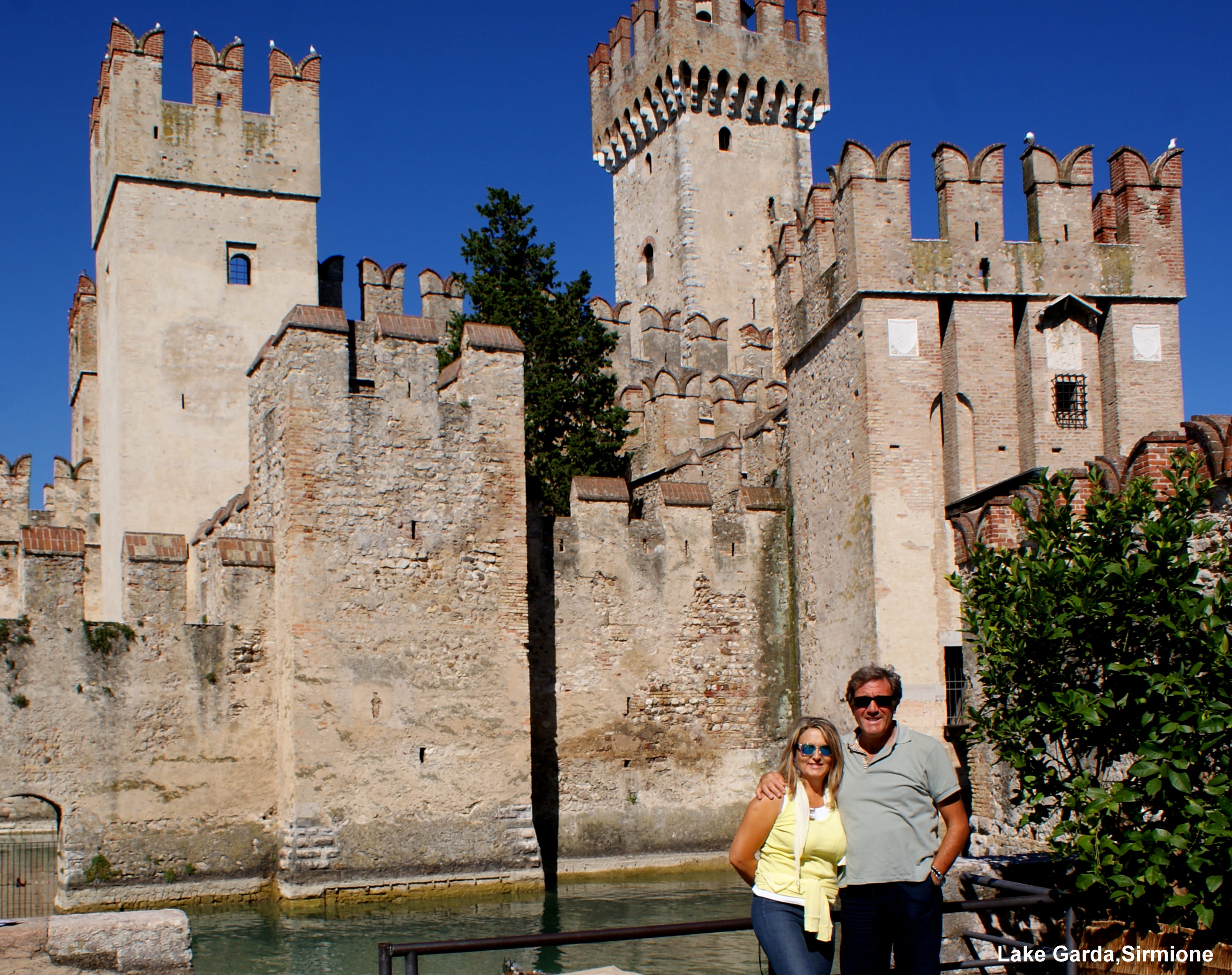 Garda lake,Sirmione castle