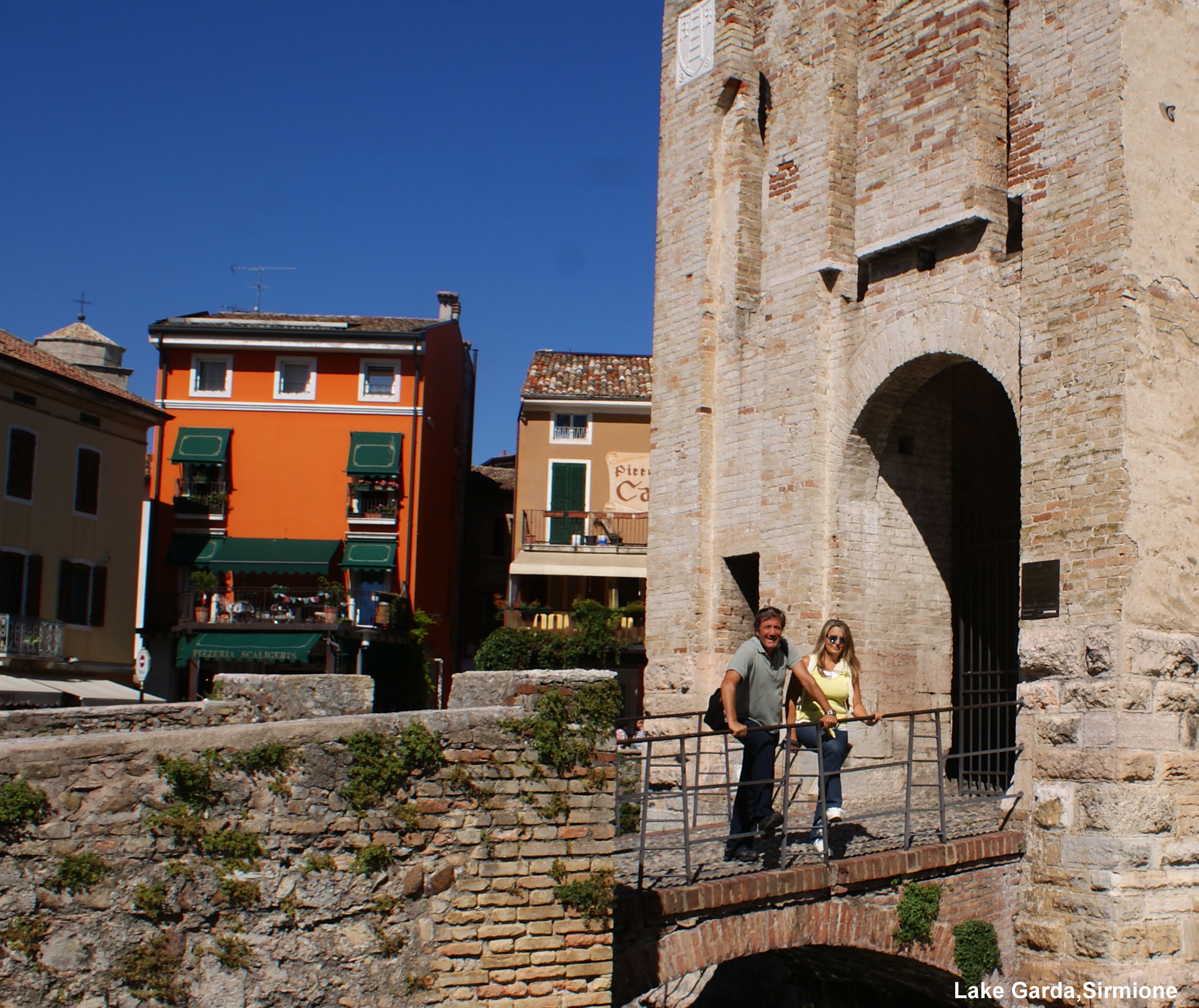 Garda lake,Sirmione castle