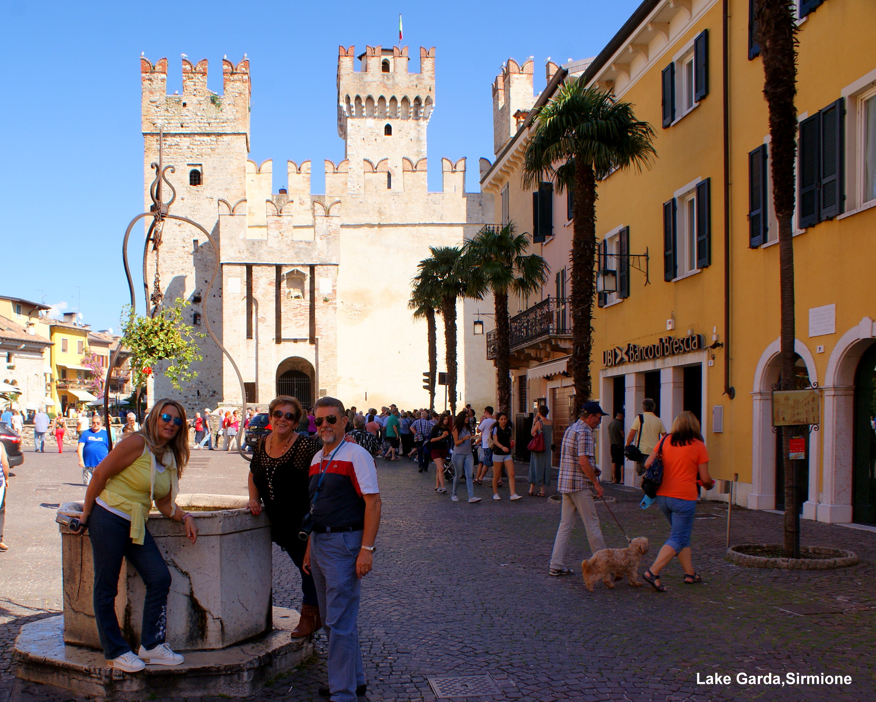 Garda lake,Sirmione castle