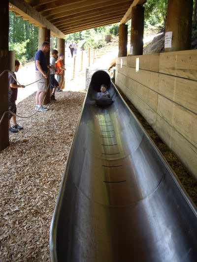 giant tube slide