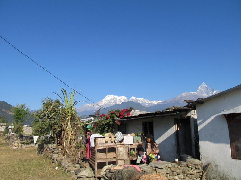 Himalayas: Machapuchare (Fish-tail Mountain)