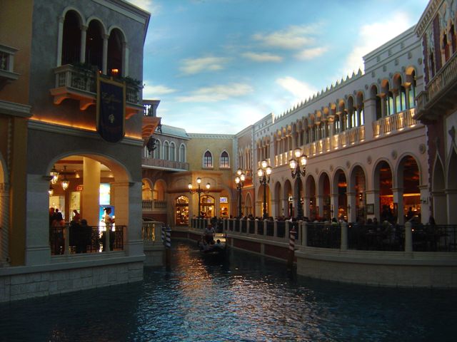 Inside Venetian Hotel, Las Vegas, NV