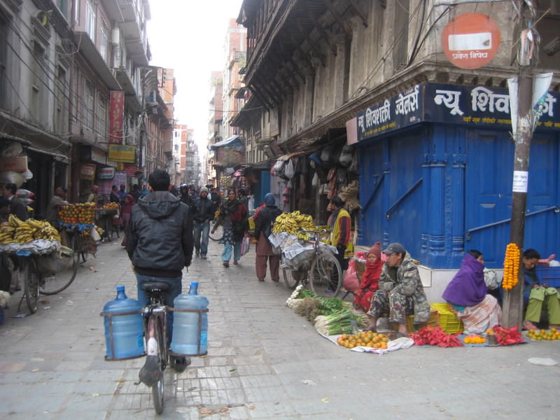 Kathmandu, Thamel road