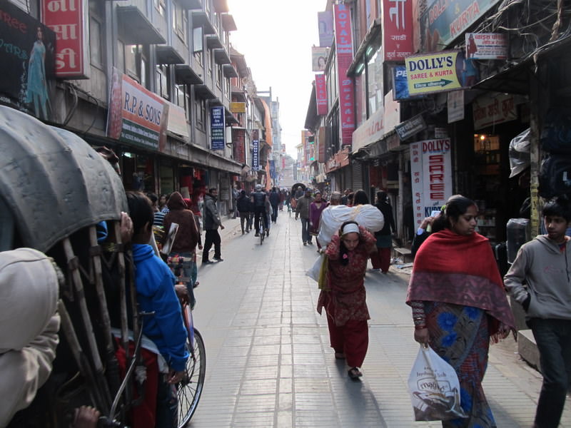 Kathmandu, Thamel road