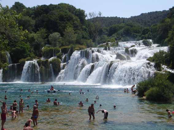 Krka National Park,Καταρράκτες Scandrin