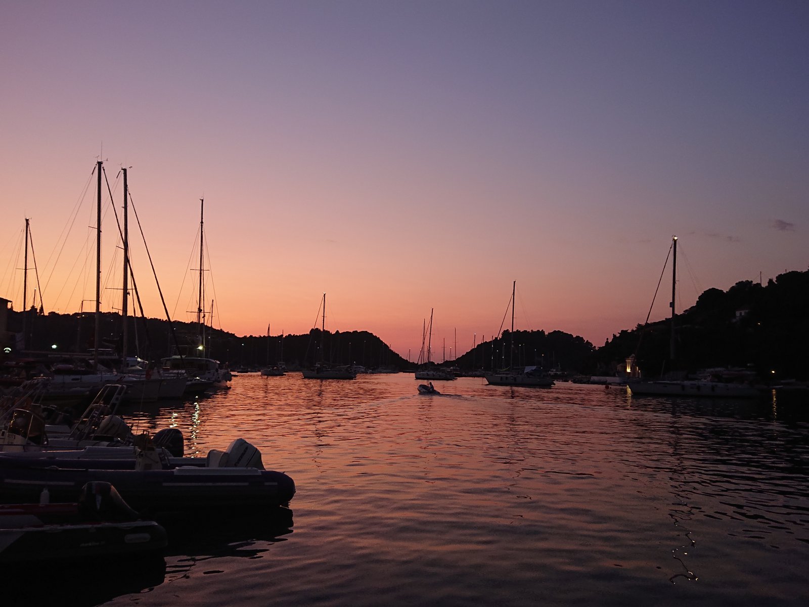 Lakka's sunset