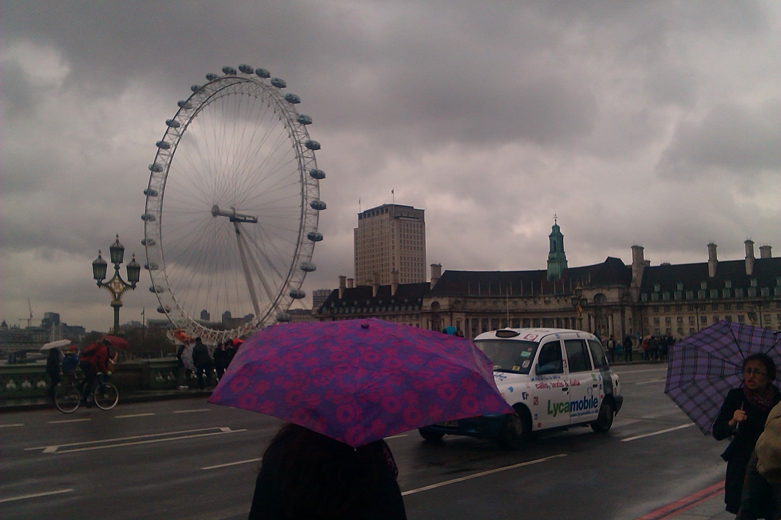 London Eye από Westminster Bridge