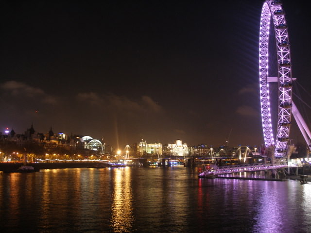 London eye by night