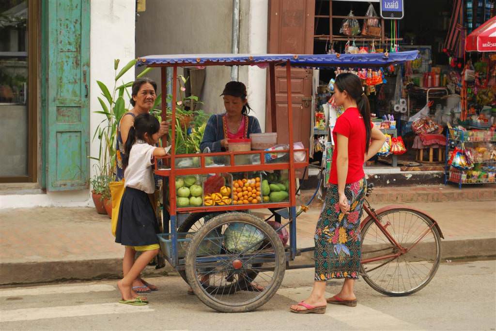 Luang Prabang market...