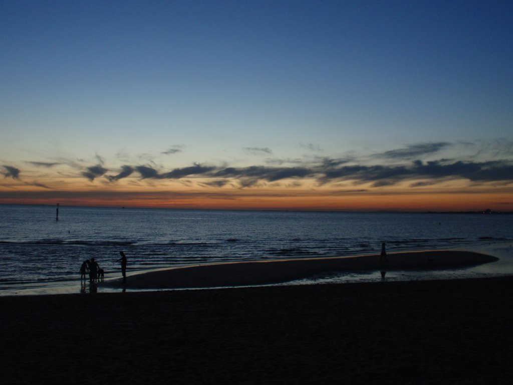 Melbourne. Μαγικό ηλιοβασίλεμα στην St Kilda beach.