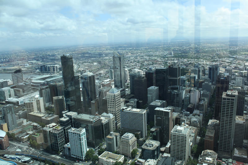 melbourne view from Eureka Tower-skydeck 88