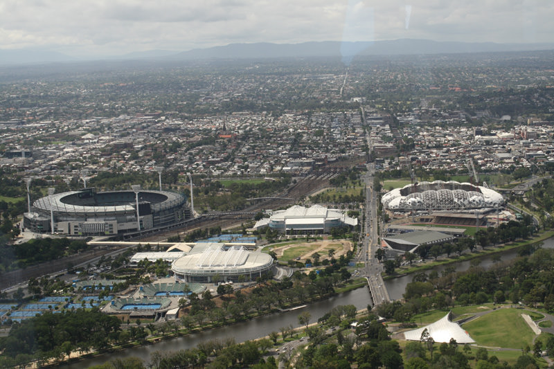 melbourne view from Eureka Tower-skydeck 88