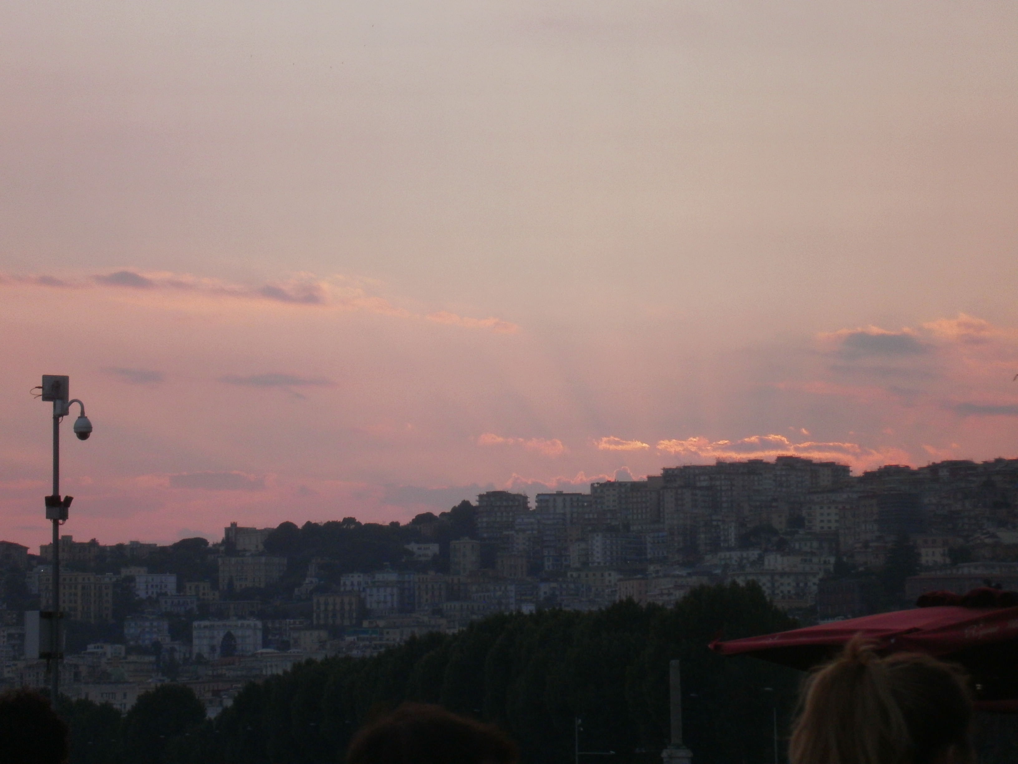 Napoli at sunset