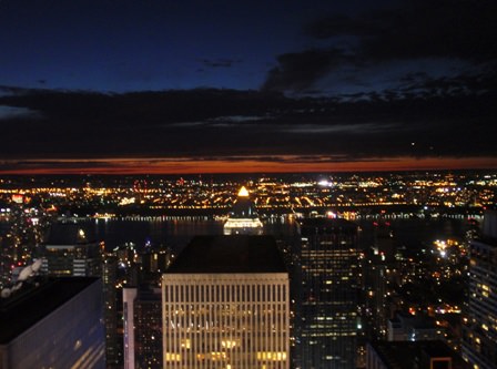 New York City at night