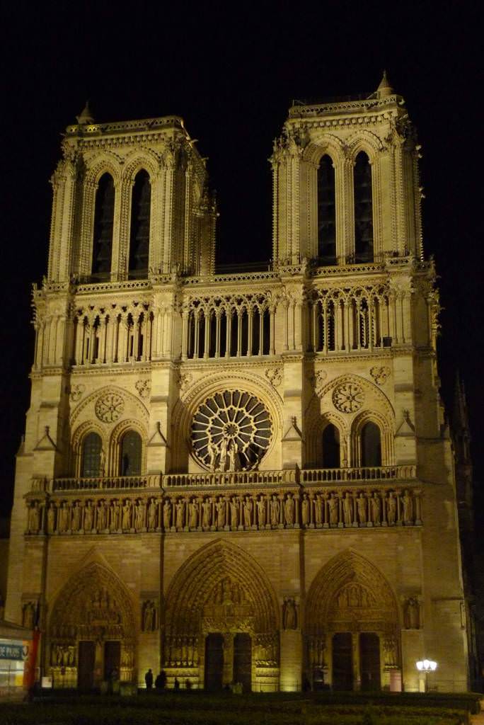 Notre Dame by night