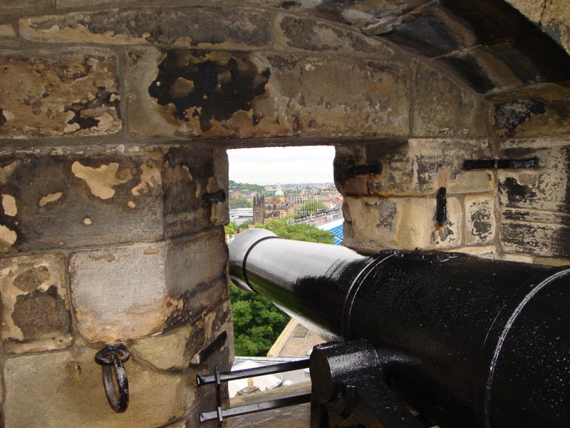 One of the Canons of Edinburgh Castle