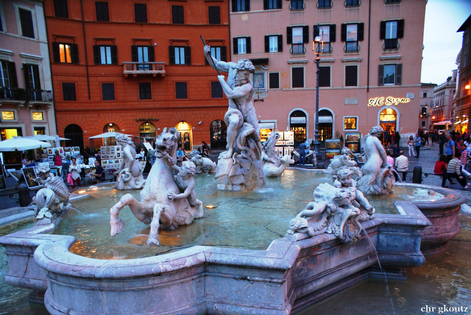 Piazza Navona. Fontana Del Nettuno