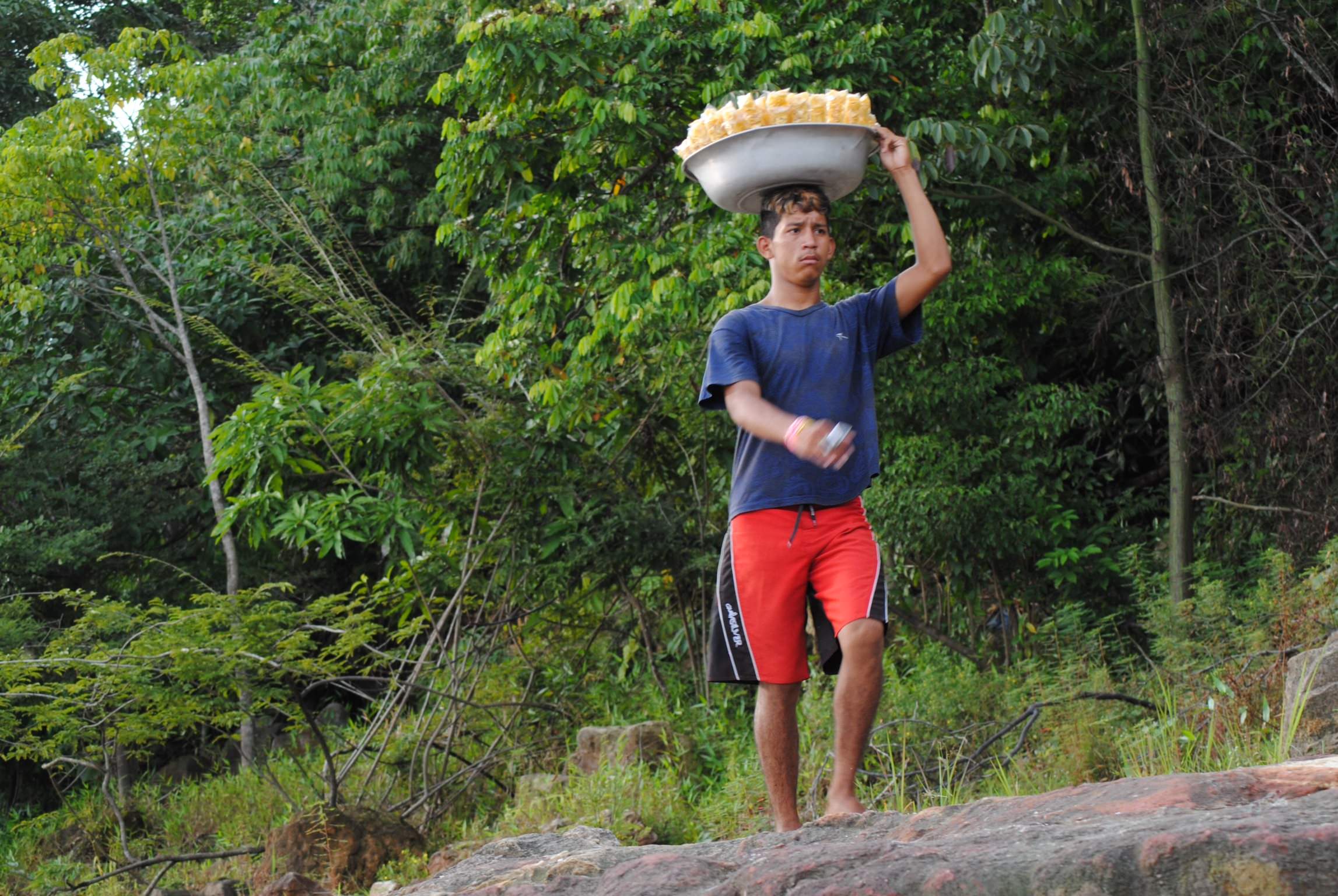 Punta Negra,Manaus,Brazil. Fried bananas