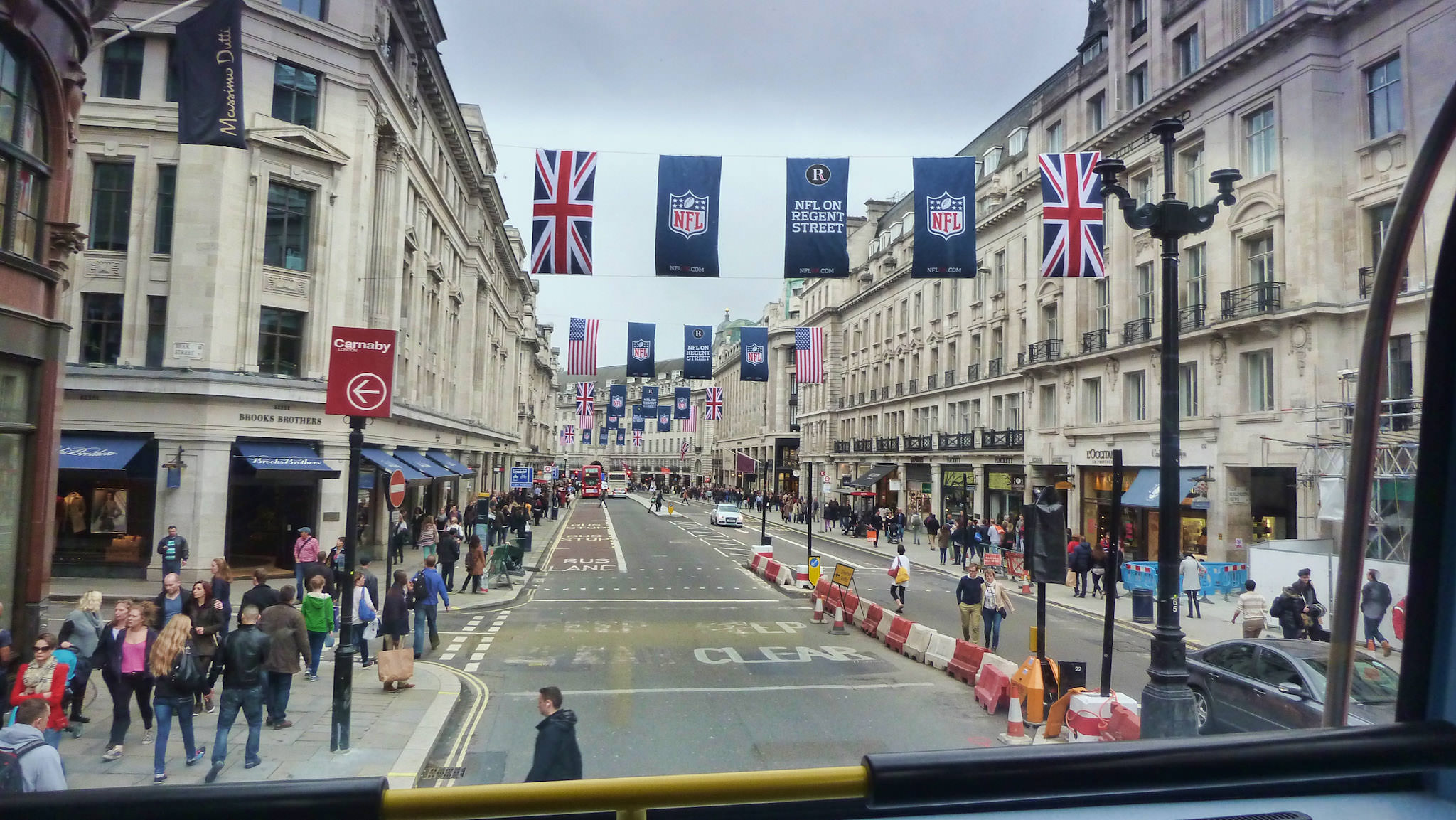 Regent st. απ' το λεωφορείο