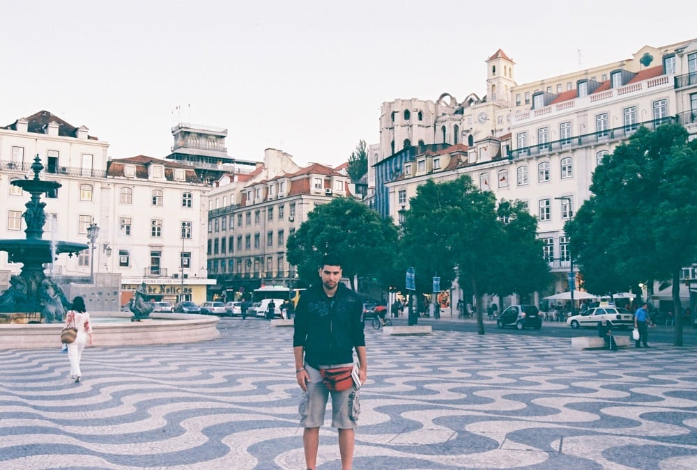 Rossio (στο βάθος Igreza Do Carmo)