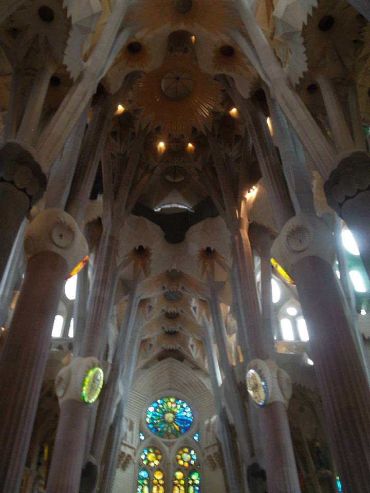 Sagrada Familia Gaudi - indoor
