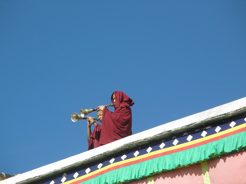 Samye monastery  η γιορτή τηε συγκομιδής