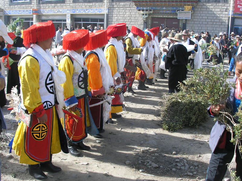 Samye monastery  η γιορτή τηε συγκομιδής