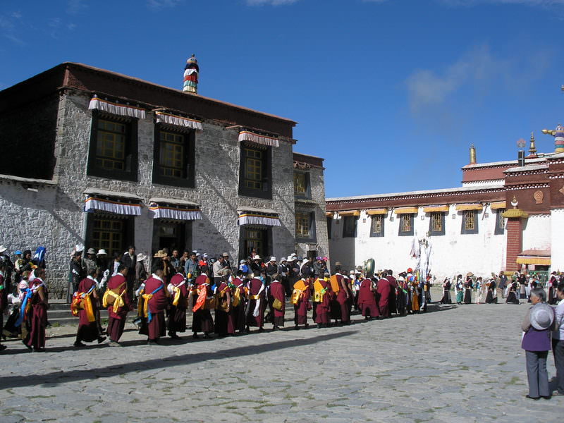 Samye monastery η γιορτή της συγκομιδής