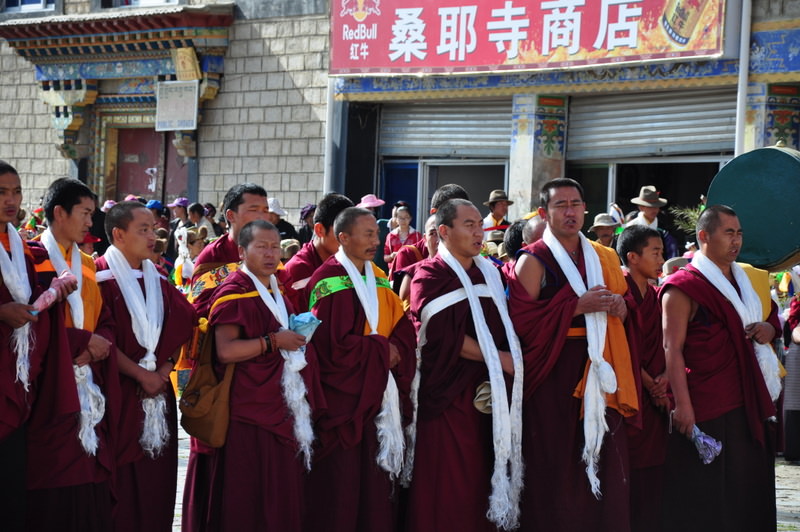 Samye monastery monks