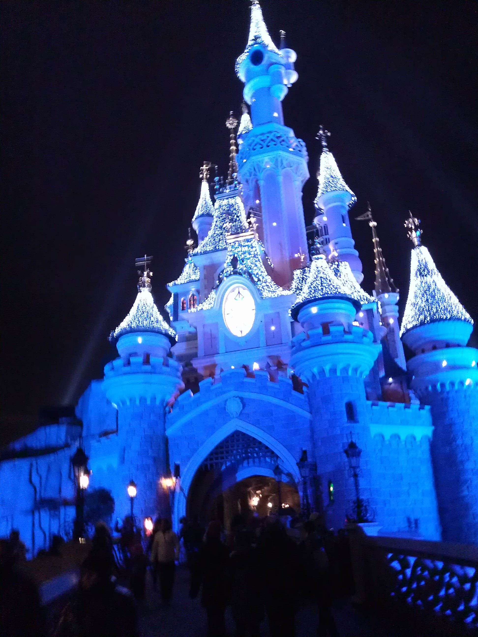 Sleeping Beauty Castle, Eurodisney, Paris, France, December 2011