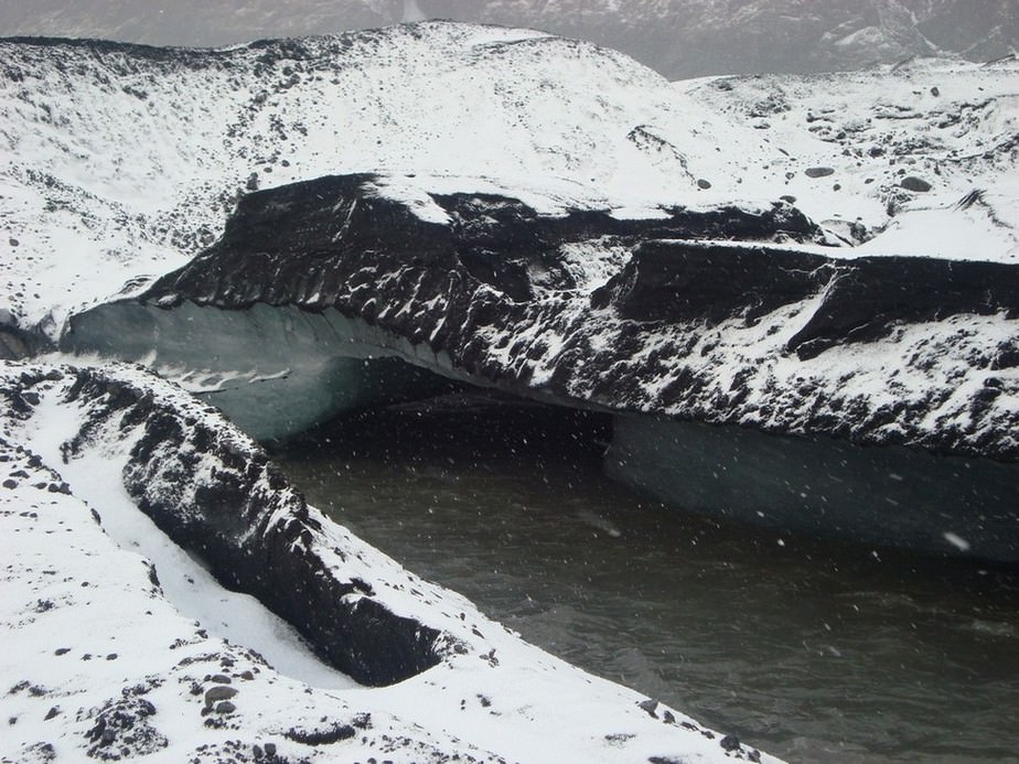 Solheimasjokull ο παγετώνας