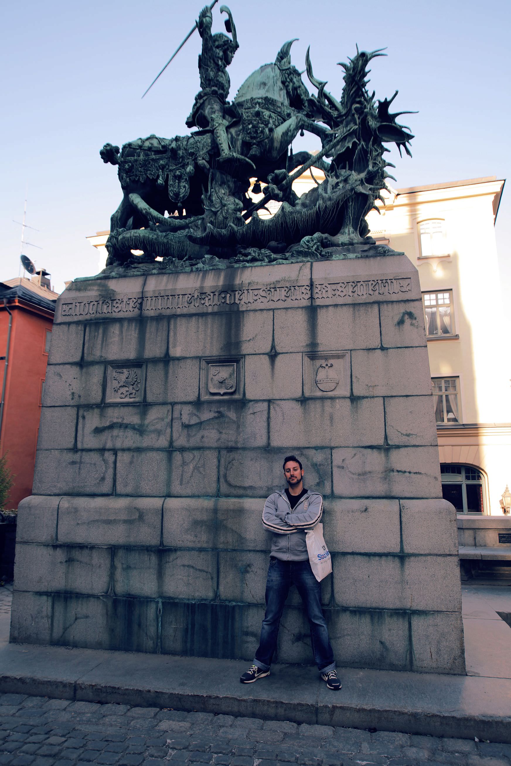 St. George and the dragon, Gamla Stan